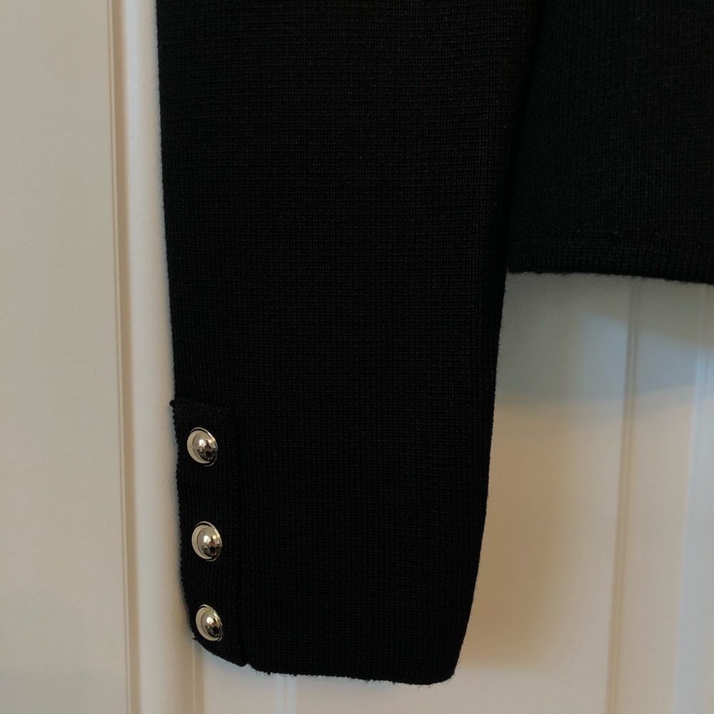 WHBM Double Breasted Military Sweater Jacket - Picture 6 of 8